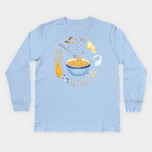 Macaroni and Cosmos Kids Long Sleeve T-Shirt